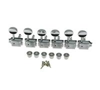 Machine Heads Set 6 Inline Vintage Tuners With Split Post Guitar Tuning Keys Peg Machine Heads For ST TL Guitars(Chrome)