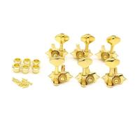 Machine Heads Set 6L 6R 3L3R Vintage Machine Heads Tuners Open Style Tuning Pegs For ST LP SQ Guitar(Gold,3L3R)