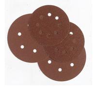 Machine Mart 125mm Dia. 8-Hole Sanding Discs - Fine. Pack of 50