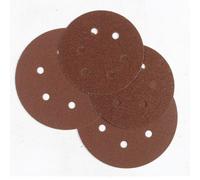 Machine Mart 150mm Dia. 6-Hole Sanding Disc - Medium grit. Pack of 50