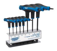 Draper 33872 Expert Tx-Star T Handle Key Set with Soft Grip, 8 Pieces