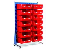 Machine Mart Xtra Topstore MSS1.5 Spacemaster TC Single Sided Bin Kit 14 x TC6 Red 011522B
