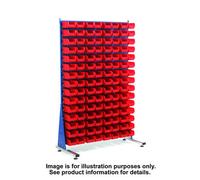 Machine Mart Xtra Topstore MSS1.5 Spacemaster TC Single Sided Bin Kit 40 x TC4 Red 011518B