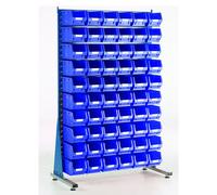 Machine Mart Xtra Topstore MSS1.5 Spacemaster TC Single Sided Bin Kit 60 x TC3 Blue 011516C