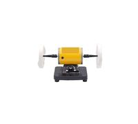 Machine Polisher, Jewelry Polishing Machine Adjustable Speed Bench Grinder Polishing Machine and Lathe Jewelry Polishing Double Wheel Polishing Machine,for Car Polish Floor Waxing Metal Descaling