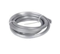 Machine Profile Extrusion Sealing 2m/5m/10m Length, 6mm/8mm/10mm Soft Extruded Rail Cover 1pc(Silver,2Mx8mm)