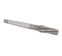 Machine Reamer, 12 Taper Shank Machine Reamer, Spiral High Speed Steel Spiral Taper Chucking Reamer for Enlarging Holes, Hand Reamers