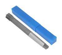 Machine Reamer, Reamer 37mm Diameter Carbide 6 Blades Straight Shank Cutting Tool Reamer Cutter for Stainless Steel Carbon Steel Cast Iron Die Steel Alloy Steel Tool Steel