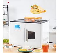 Machine Roti Maker, Roti Making Machine, 1800W Commercial Bread Making Machine, 1.0mm to 1.5mm Adjustable Thickness + Adjustable Time + Smart Display Touch Screen, Easy to Use, Quick to Clean