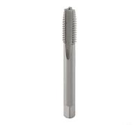 Machine Screw Thread Tap 3/8-16 UNC Uncoated HSS 3 Flutes Spiral Point for General Tapping Drilling Operations Silver Finish