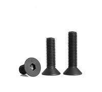 Machine Socket Countersunk Screws 5Pcs Fastener Hex Socket Flat Head Socket Allen Key Bolt - M4x40mm