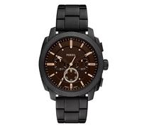 Machine Stainless Steel Brown Chronograph Mens Watch