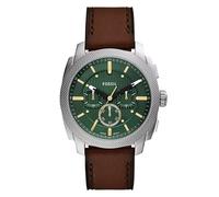 Machine Stainless Steel Green Chronograph Mens Watch