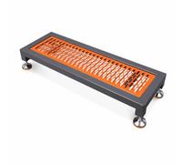 Machine Step Platform Anti-Slip Workstand | Heavy steel frame, non-slip tread, stable base, workshop safety step, industrial duty platform(Style K 105.5x35.7x15cm)