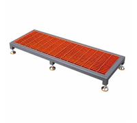 Machine Step Platform Anti-Slip Workstand | Heavy steel frame, non-slip tread, stable base, workshop safety step, industrial duty platform(Style C 155.5x55.8x15cm)