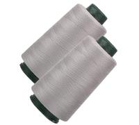 Machine Thread For Quilting,Sewing Thread For Clothes - 2200m Multipurpose Sewing Thread,2 Spools Overlock Quilting Supplies High Speed 40/2 Thread For Fabric Repair