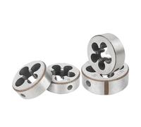 Machine Thread Right Hand Threading Die, Pack of 19 Alloy Steel Metric Right Hand Round Threading Dies M1 to M20(M1.6 x 0.35mm)