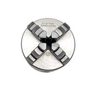 Machine Tool Chuck 100mm 4 Jaw Chuck K12-100 Self-Centering Chuck Metal Chuck Manual Type Mini CNC Chuck