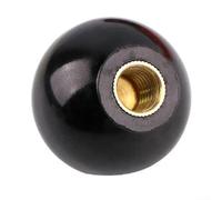 Machine Tool Handle Ball Nut For Lathe Systems Mechanical Equipment Woodworking Glass Manufacturing Food Processing Pharmaceutical Tools(M6-25Black)