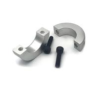 Machine Tools Split Shaft Collar,1Pcs Aluminum Alloy Fixed Locking Limit Ring Double 6-20mm Diameter Separate Axis with Screws(18mm)