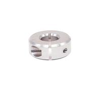 Machine Tools Split Shaft Collar,1pcs Open Type Fixed Ring Light Bearing Limit Sleeve Locking Aluminum Automatic Collars with Slit(12-30-10MM)