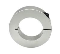 Machine Tools Split Shaft Collar,1pcs Open Type Fixed Ring Light Bearing Limit Sleeve Locking Aluminum Automatic Collars with Slit(13-30-10)