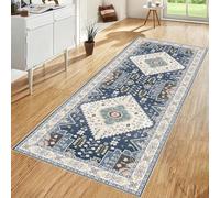 Machine Washable Carpet Runner for Hallway Rubber Backed Long Hallway Hall Runner Narrow Rugs 80 x 180 cm Long Entrance Runner Rug Floor Carpet Runners for Hallways Kitchen Laundry Room Area Rug