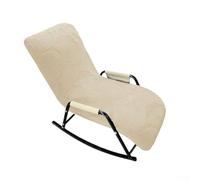 Machine Washable Elastic Recliner Cover for Rocking Chairs Lounge Chairs Balcony Chairs Nap Chairs and Bean Bag Chairs All Around Protection (Beige)