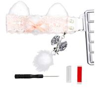 Machine Washable Fabric Key Set Ribbon Decorative Home Work Play Key Set Easy Installation for Host