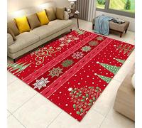 Machine Washable Modern Rug - Christmas Theme Rug For Doorway Entryway Rugs For Living Room Non Slip Non Shedding Carpet For Bedroom Kitchen 160 X 230 Cm Home Kindergarten Nursery Decor -75208976719
