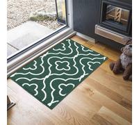 Serdim Rugs Washable Door Mat Kitchen Mats Non Slip Quatrefoil Design Hall Runner- Indoor Door Mat - Hallway-Passage Corridor Doormats - Floor Mat