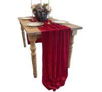 Machine Washable Velvety Table Runner Elegant Tablecloth 120x29inch For Weddings And Festival Event Furnishing Wedding Cover