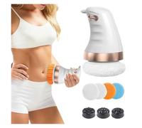 Machine1.0 - Handheld Reformer for at-Home Contouring, Designed for Nordic Sculpt Machine, Skin Tightening and Cellulite Reduction, 3 Massage Heads & 3 Washable Covers for Multi-Area Use(Wired)