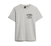 Machined Goods Workwear Cotton Tee Grey - male - Superdry - T-Shirts - Gray - L - Tops L