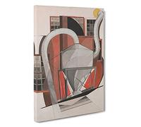 Machinery By Charles Demuth Canvas Print | Gallery Wrapped 30mm Frame Wall Art | 30x20 inches | Ready to Hang | Classic Picture | Living Room Bedroom Lounge Office
