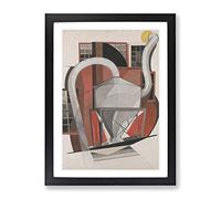 Machinery By Charles Demuth Classic Painting Framed Print | A2 Black Framed Wall Art | Ready to Hang | Classic Historical Picture | Living Room Bedroom Lounge Office