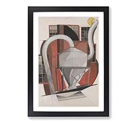 Machinery by Charles Demuth Framed Print | A2 Black Framed Wall Art | Ready to Hang | Modern Nature Picture | Living Room Bedroom Lounge Office