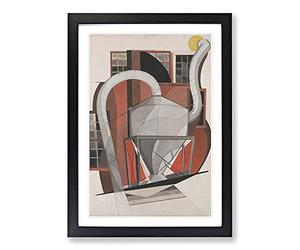 Machinery by Charles Demuth Framed Print | A2 Black Framed Wall Art | Ready to Hang | Modern Nature Picture | Living Room Bedroom Lounge Office