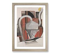 Machinery by Charles Demuth Framed Print | A2 Oak Framed Wall Art | Ready to Hang | Modern Nature Picture | Living Room Bedroom Lounge Office