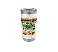Machines & Tools Do Not Have Brains Use Your Own Safety Gift Stainless Steel Insulated Tumbler