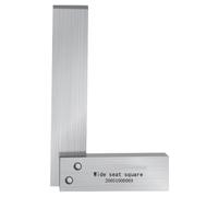 Machinist Square, 4 x 2.5 Inch 90 Degree Precision Square, Harden Carbon Steel Engineer Wide Base Ruler, L-Type Right Angle Ruler Tool for Woodworking, Machinist for Home Use