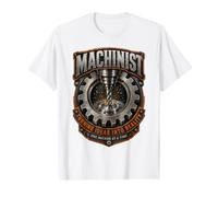 Machinist Turning Ideas Into Reality One Micron at a Time Value Graphic T-Shirt