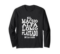 Macho Alfa Lomo Plateado Long Sleeve T-Shirt