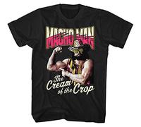 Macho Man Cream of The Crop Black Adult T-Shirt Tee