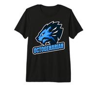 Macho Proud 80th Birthday Octogenarian Premium T-Shirt
