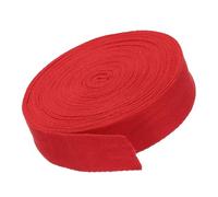 MACHSWON 1"/2.5cm Cotton Twill Tape 10 Yards Cotton Ribbon Bias Binding Tape Herringbone Webbing Trim for Sewing Gift Wrapping Craft DIY Red