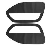 MACHSWON 1 Pair Black Center Console Cover Microfiber Leather Door Panel Insert Cards Cover for Ford for Mustang 2005 2006 2007 2009 Arm Rest Cover