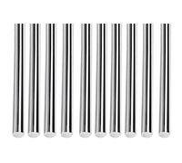 MACHSWON 10 Pcs 304 Stainless Steel Round Rods 5mmx250mm Solid Round Bar Solid Shaft Rod for Construction Industry Car Ship Airplane