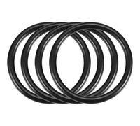 MACHSWON 10 Pcs Nitrile Rubber O-Rings 195mm OD 191mm ID 2mm Width Metric Sealing Washer Round O-Ring Gasket O Rings Seal Grommets Black