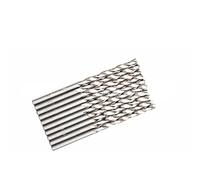 MACHSWON 10 PCS Twist Drill Bit,White Steel Straight Shank Twist Drill Bits 5.2mm Shank Diameter Drill Bits for Plastic,Wood
